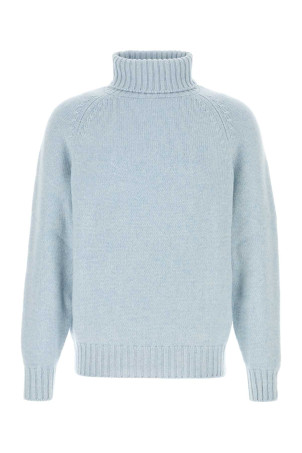 Light-blue cashmere sweater BLUE UMIT BENAN (FW25M990015770615)