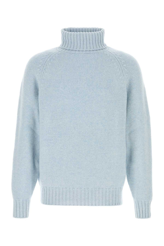 Light-blue cashmere sweater BLUE UMIT BENAN (FW25M990015770615)