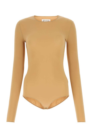 Skin pink stretch nylon bodysuit MAISON MARGIELA (S51NA0056S20518)
