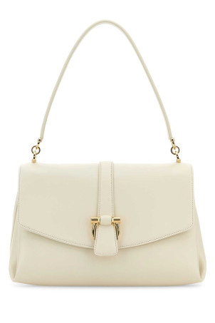 Ivory leather shoulder bag SALVATORE FERRAGAMO (21A471791195)