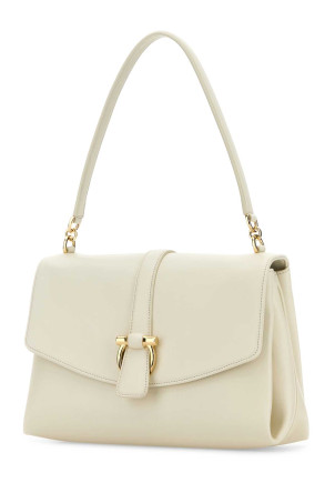 Ivory leather shoulder bag SALVATORE FERRAGAMO (21A471791195)