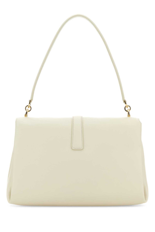 Кожаная сумка через плечо цвета слоновой кости SALVATORE FERRAGAMO (21A471791195)