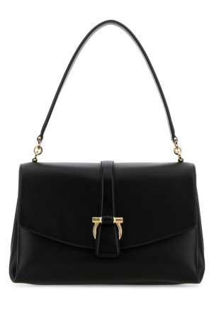 Black leather shoulder bag Black SALVATORE FERRAGAMO (21A471791203)