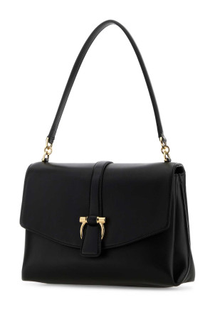 Black leather shoulder bag Black SALVATORE FERRAGAMO (21A471791203)