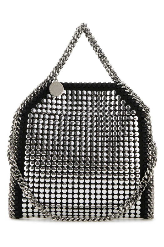 Embellished shaggy deer micro Falabella handbag Black STELLA McCARTNEY (391698WP0583)