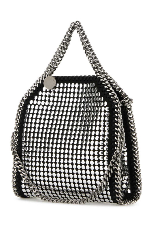 Embellished shaggy deer micro Falabella handbag Black STELLA McCARTNEY (391698WP0583)