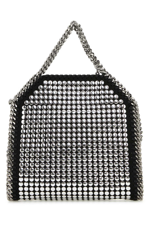 Embellished shaggy deer micro Falabella handbag Black STELLA McCARTNEY (391698WP0583)