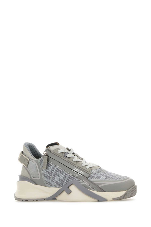 Grey fabric Fendi Flow sneakers FENDI (7E1844AWCW)