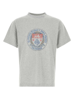 Grey cotton t-shirt BALENCIAGA (850261TTVV3)