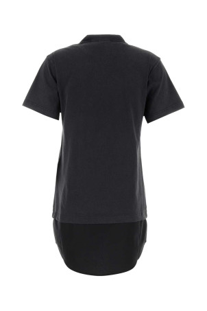 Slate cotton t-shirt dress BALENCIAGA (858621TTVU2)