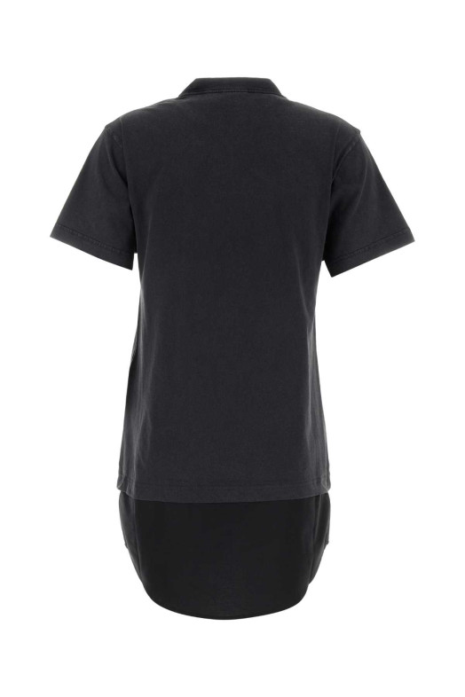 Slate cotton t-shirt dress BALENCIAGA (858621TTVU2)