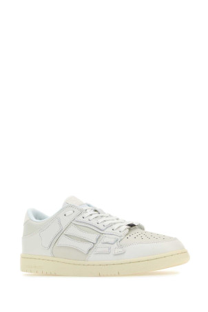 White leather Skel sneakers White AMIRI (AMFOSR1100)