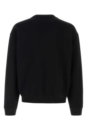 Black cotton sweatshirt JIL SANDER (J22GU0148J20128)