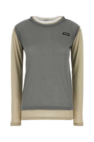 Multicolor cotton t-shirt MIU MIU (MJA906SOOO11QG)