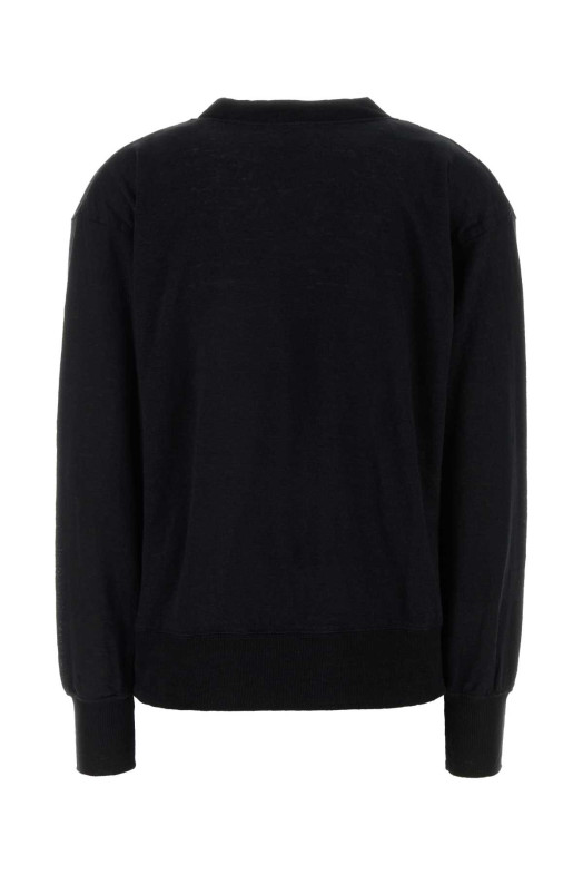 Black linen Klowia t-shirt ISABEL MARANT ETOILE (TS0005FAA1N09E)