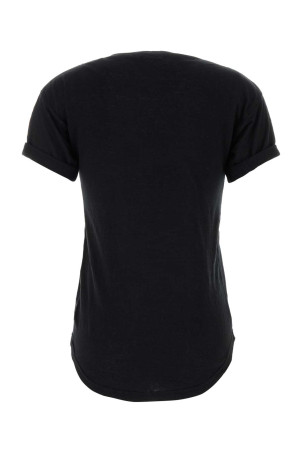 Black linen Koldia t-shirt ISABEL MARANT ETOILE (TS0315FAA1N09E)