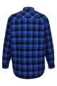 Оверсайз-рубашка «Check Flannel» Синяя (OMES003F23FAB00148004800) Оверсайз-рубашка «Check Flannel» Синяя (OMES003F23FAB00148004800)
