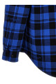 Оверсайз-рубашка «Check Flannel» Синяя (OMES003F23FAB00148004800) Оверсайз-рубашка «Check Flannel» Синяя (OMES003F23FAB00148004800)