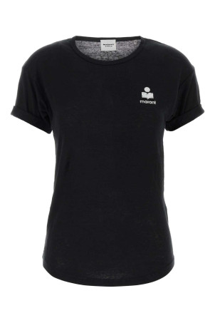 Black linen Koldia t-shirt ISABEL MARANT ETOILE (TS0315FBA1N10E)