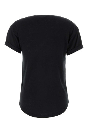 Black linen Koldia t-shirt ISABEL MARANT ETOILE (TS0315FBA1N10E)