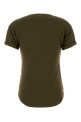 Army green linen Koldia t-shirt ISABEL MARANT ETOILE (TS0315FBA1N10E)