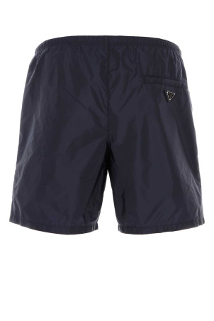 Navy blue nylon swimming shorts PRADA (UB333SOOO1WQ9)