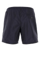 Темно-синие нейлоновые плавательные шорты PRADA (UB333SOOO1WQ9)