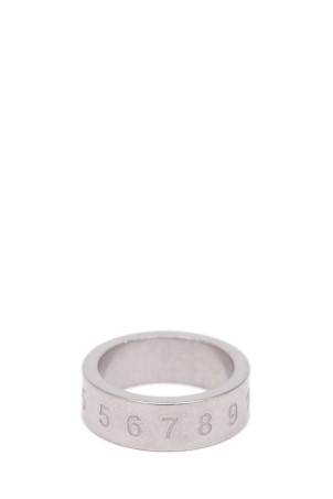 'Number Reference' ring Silver