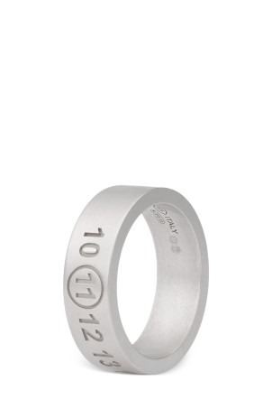 'Number Reference' ring Silver