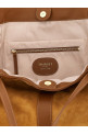 Suede shopping bag Brown