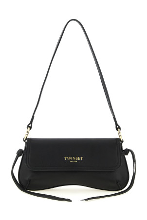 Leather shoulder bag Black