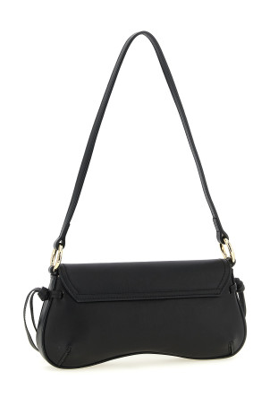 Leather shoulder bag Black