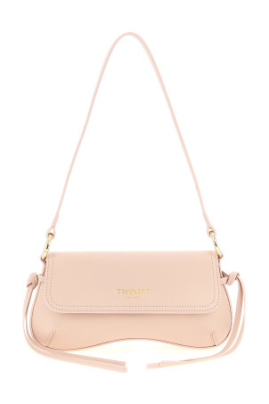 Leather shoulder bag Pink