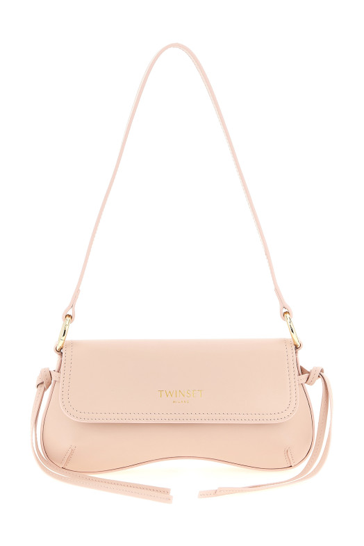 Leather shoulder bag Pink