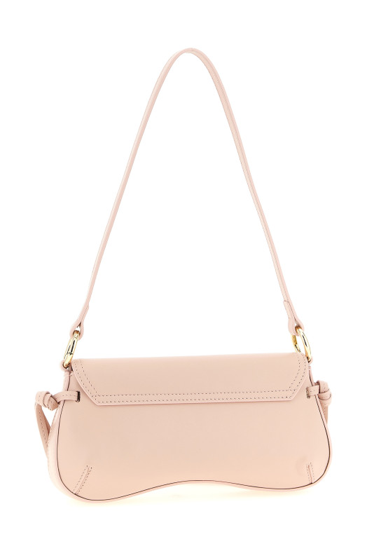 Leather shoulder bag Pink