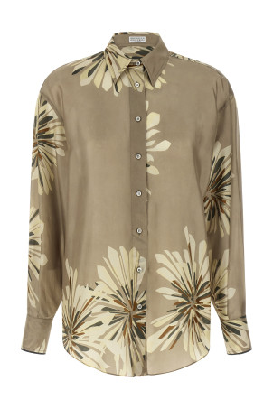 Floral patterned shirt Green