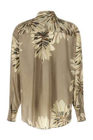 Floral patterned shirt Green