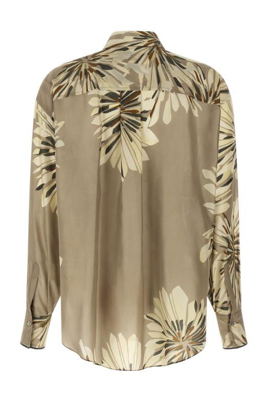 Floral patterned shirt Green