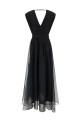 Шелковое платье Черное BRUNELLO CUCINELLI MF940A5336C101