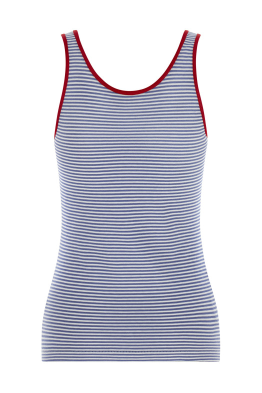 Striped top BLUE