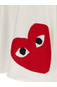 Футболка с принтом Красная COMME DES GARÇONS PLAY AXT3491