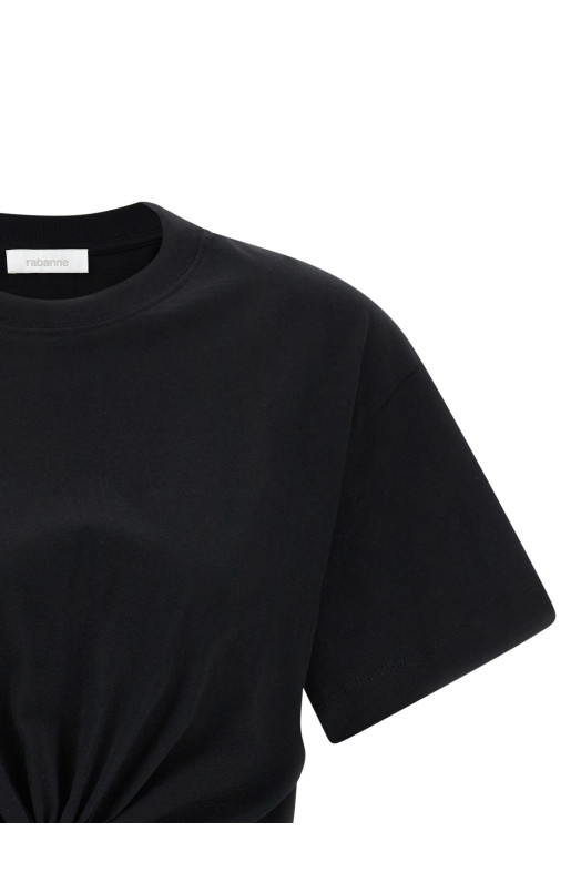 Пронзительная футболка Черный PACO RABANNE 23AJTO539CO0485P001