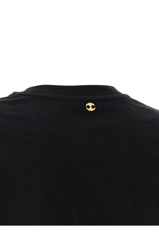 Пронзительная футболка Черный PACO RABANNE 23AJTO539CO0485P001