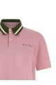 Piqué cotton polo shirt Pink