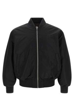 'W-Type-D1' reversible bomber jacket Black