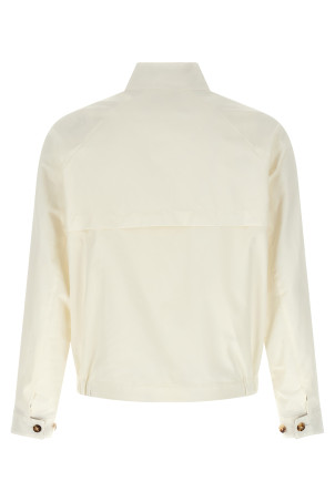 Techno cotton jacket White