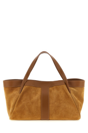 Suede shoulder bag Brown