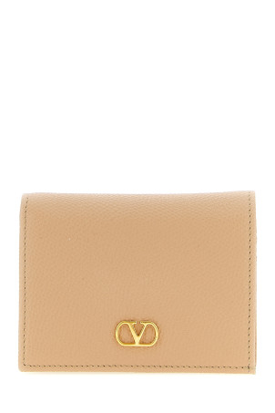 Valentino Garavani VLogo Signature Wallet Pink