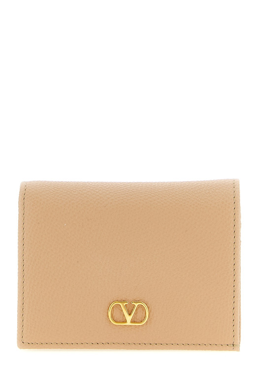 Valentino Garavani VLogo Signature Wallet Pink