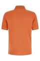 Логотип на оранжевой рубашке-поло BRUNELLO CUCINELLI ME8548788CBG36